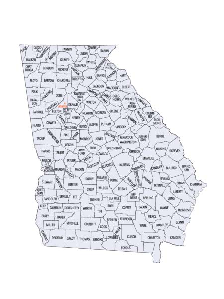 Georgia Map