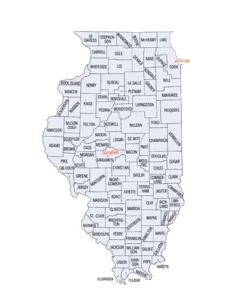 Illinois Map