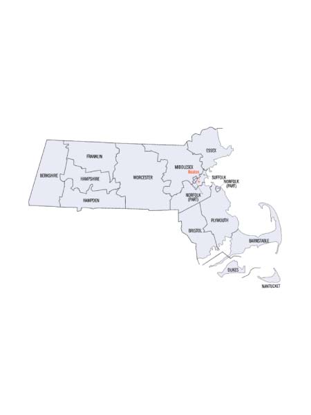 Massachusetts Map