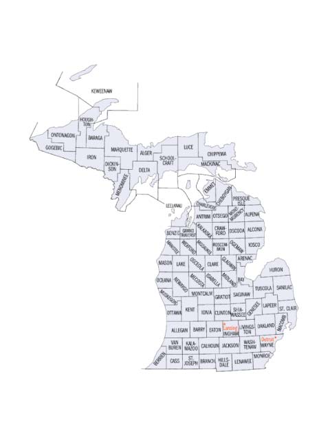 Michigan Map